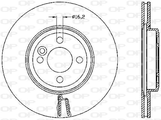 OPEN PARTS Bremžu diski BDR2530.20